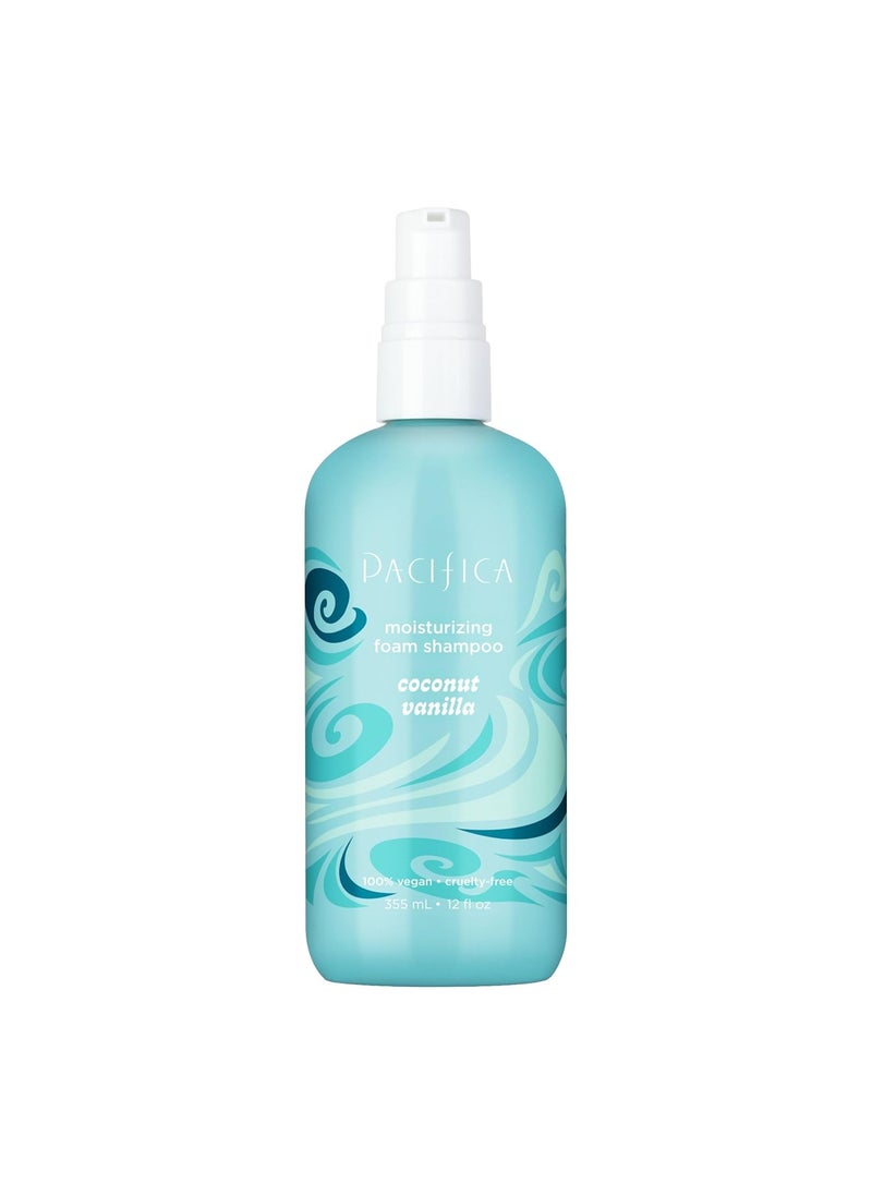 Pacifica Pacifica Foaming Shampoo  Coconut Vanilla Moisturizing Haircare Deep Conditioning Soft  Smooth Hair for All Dry  Damaged Hair Types Clean Beauty Vegan Dermatologist Tested 12 fl oz 