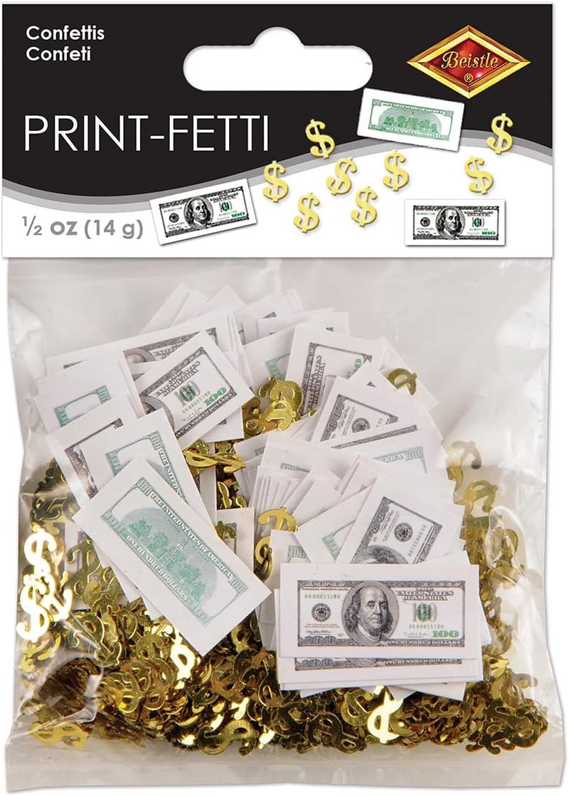 Beistle Big Bucks PrintFetti - Image 2