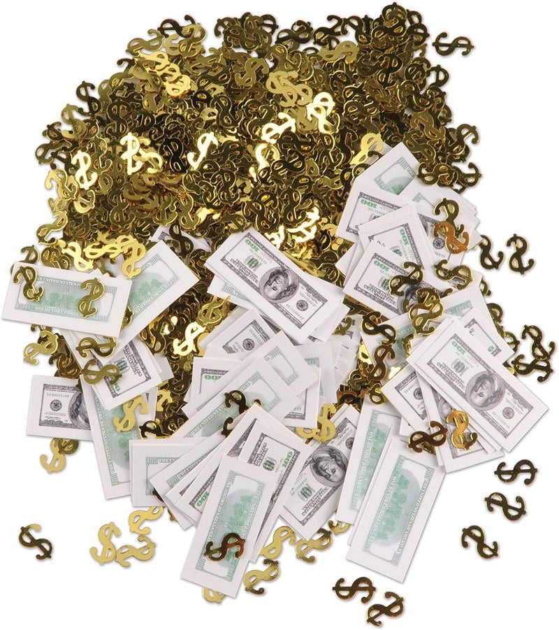 Beistle Big Bucks PrintFetti - Image 1