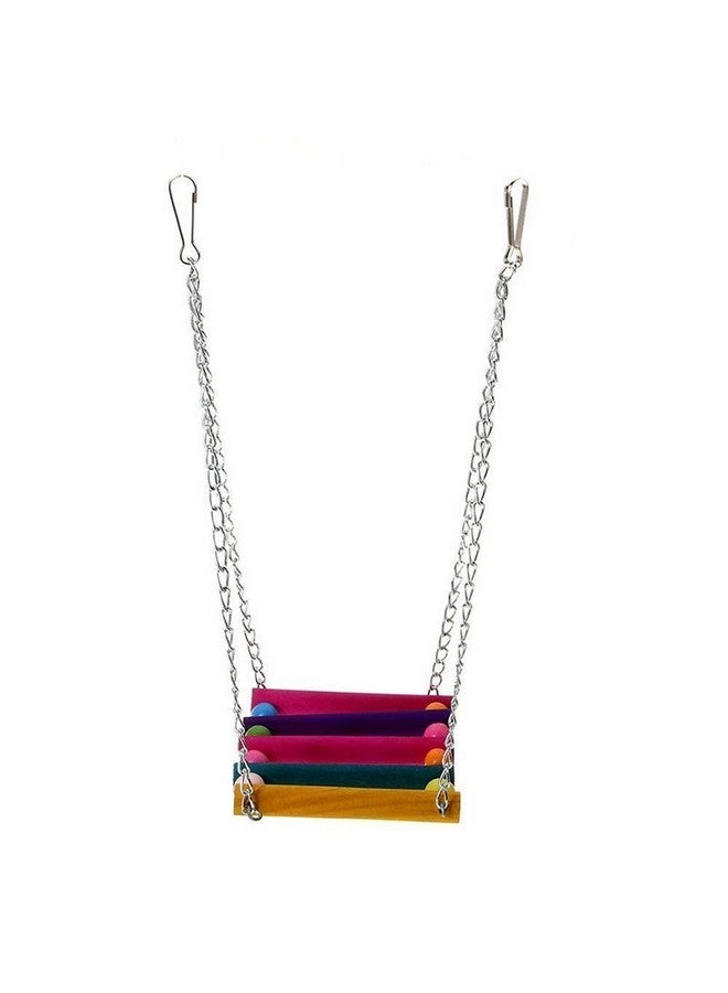 Vktech ® 5Pcs Pet Bird Parrot Parakeet Budgie Cockatiel Cage Hammock Swing Toy Hanging Toy (Style A) - Image 4