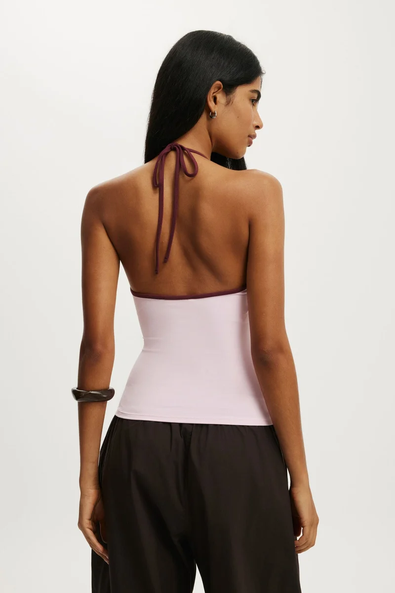 Cotton On  Hold Me Tie Halter for Women | Best Price UAE