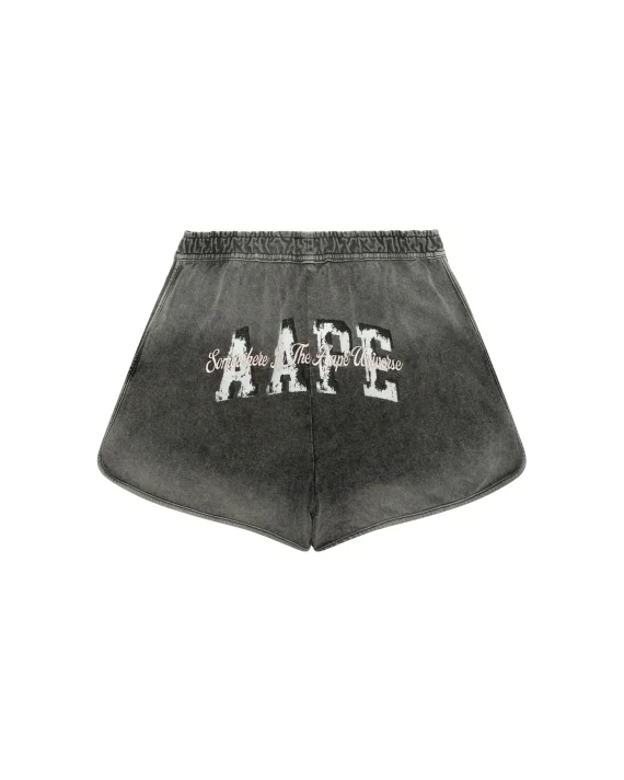 Aape BY *A BATHING APE® Logo drawstring sweat shorts