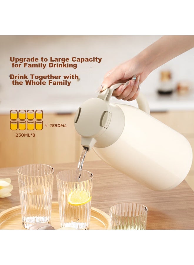 Gint Insulated Bottle With Glass Inner Liner, Large Capacity Portable Thermos For Home, School And Students - Image 4