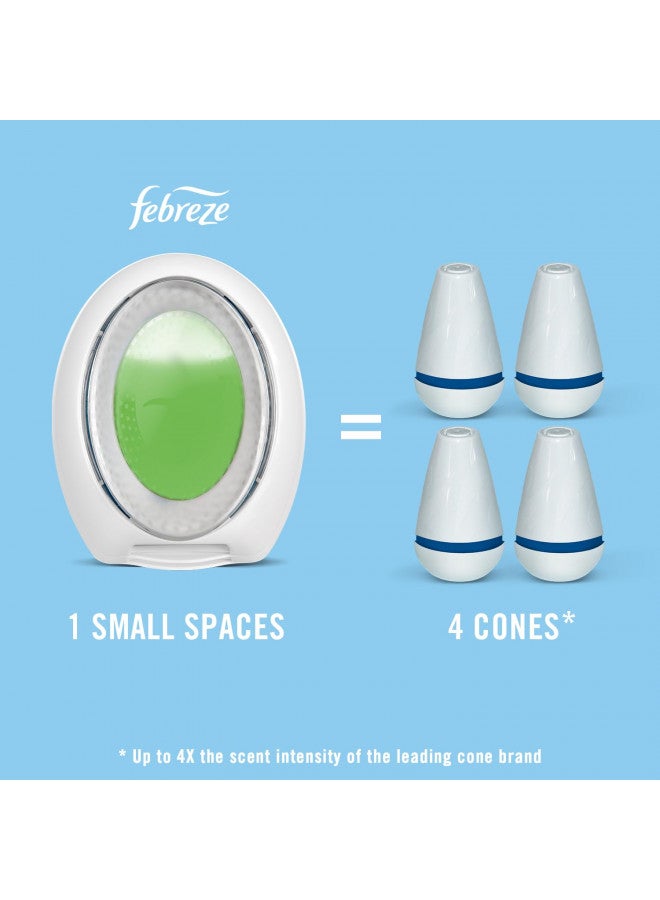 febreze Febreze Small Spaces Air Freshener, Plug in Alternative for Home, Linen & Sky, Odor Fighter for Strong Odor (4 Count) - Image 5