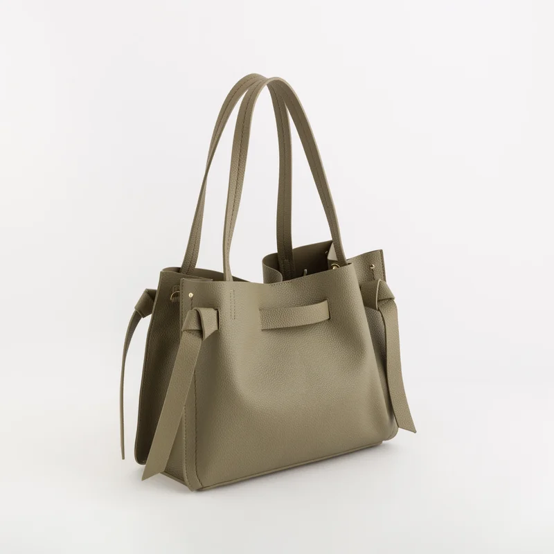 كاربيزا Women's Totebag Felce Lichen Green