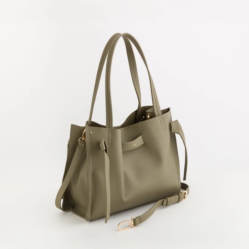 كاربيزا Women's Totebag Felce Lichen Green