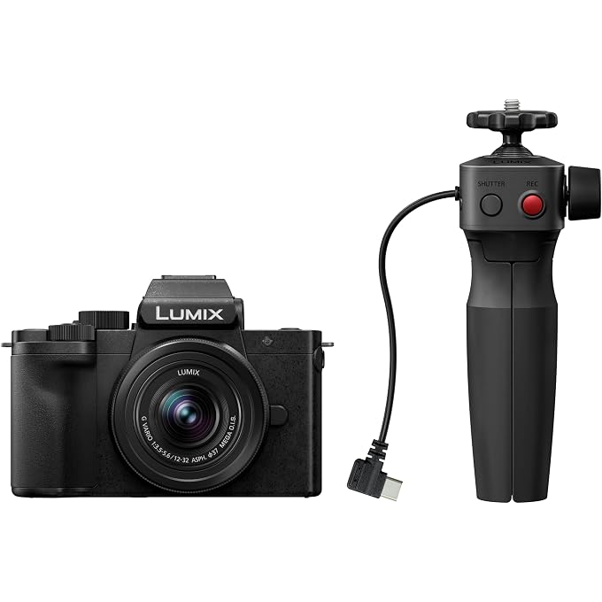 rayihni LUMIX G100 4k Mirrorless Camera, Lightweight Camera for Photo and Video, Built-in Microphone, Micro Four Thirds with 12-32mm Lens, 5-Axis Hybrid I.S., 4K 24p 30p Video, DC-G100DVK (Black) - Image 1