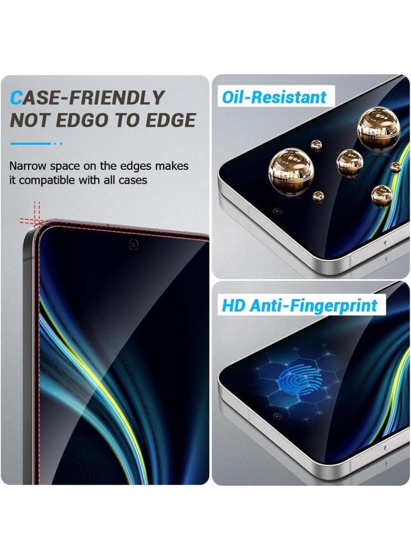 X-level 3 Pack Samsung Galaxy S25 Plus Screen Protector,Tempered Glass Film,Support Fingerprint Unlocking no Bubbles 9H Hardness,Easy Installation for Samsung Galaxy S25 Plus - Image 3