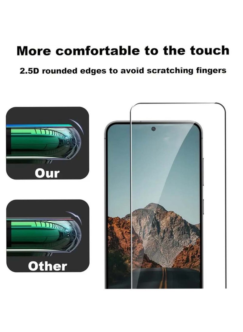 X-level 3 Pack Samsung Galaxy S25 Plus Screen Protector,Tempered Glass Film,Support Fingerprint Unlocking no Bubbles 9H Hardness,Easy Installation for Samsung Galaxy S25 Plus - Image 4
