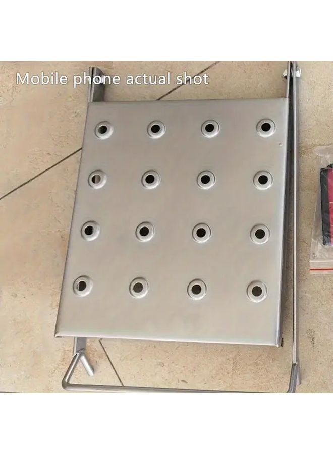 Heavy Duty Anti Slip Ladder Tool Platform 1 Set Adjustable Height Work Shelf Tool Tray - Image 4