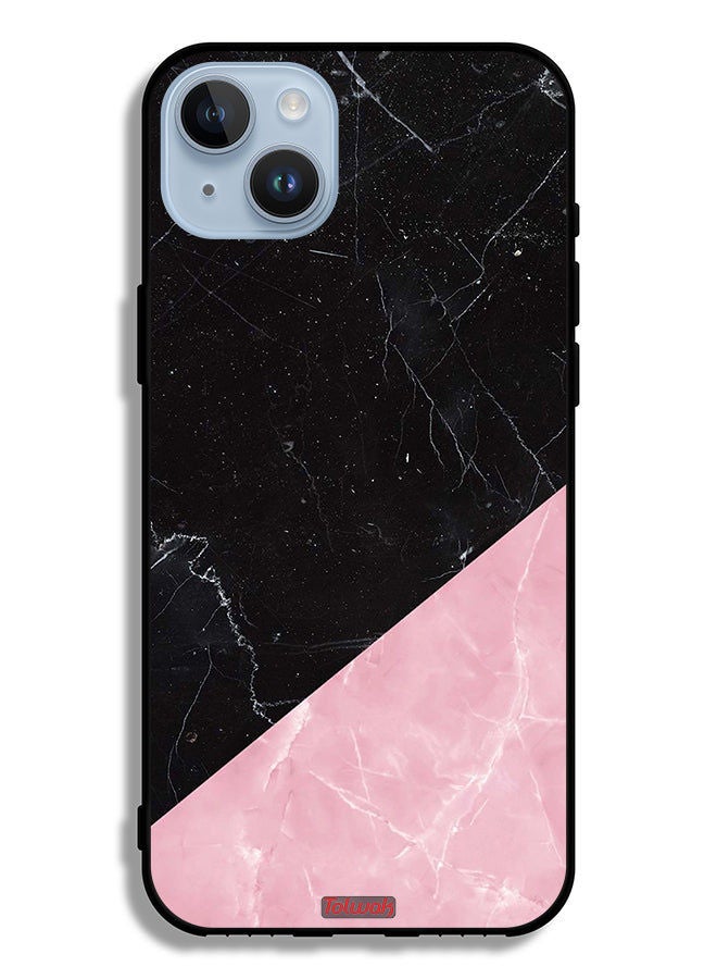 Tolwak حافظة حماية آبل آيفون 14 بلس بنمط الرخام - Image 2