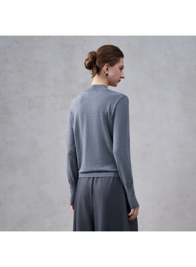 G2000 Women's  Autumn Winter Soft Comfortable Long Sleeve Knit Sweater Wool Blend Mall Edition - Image 1