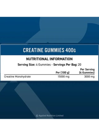 Creatine Monohydrate Gummies - Blackcurrant Millions - (400 g) - view 2