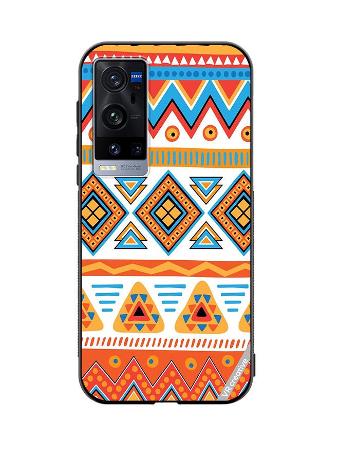 VR CREATIVE Protective Case Cover For Vivo X60 Pro Plus Mandala Design Multicolour - Image 1