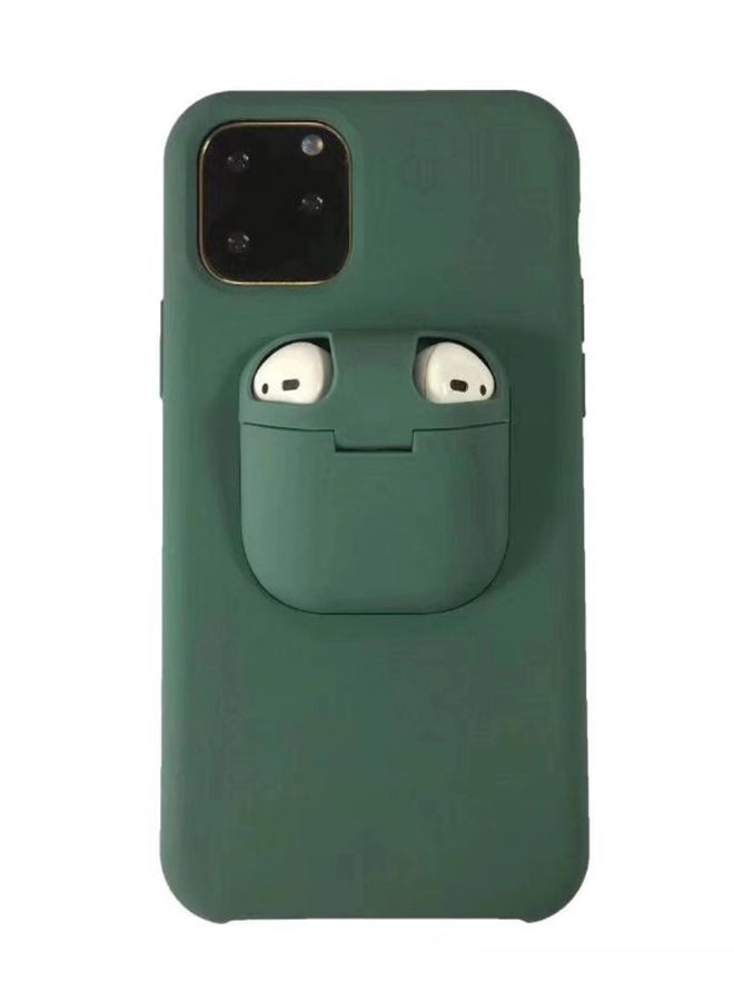 NIBEMINENT Protective Case Cover For Apple iPhone 11 Pro With AirPods Green
