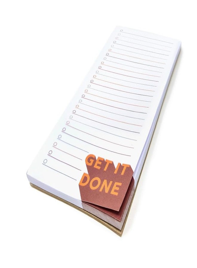 NUOVI Get It Done Magnetic Memo Pad | 60 Tear Off Sheet & Magnet Back | Ideal Memo Pad for Fridge, Locker & File Cabinet - Image 2