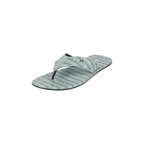 Mochi Men Green Synthetic Reptile Print Casual Slippers UK/7 EU/41 (16-999) - Image 1