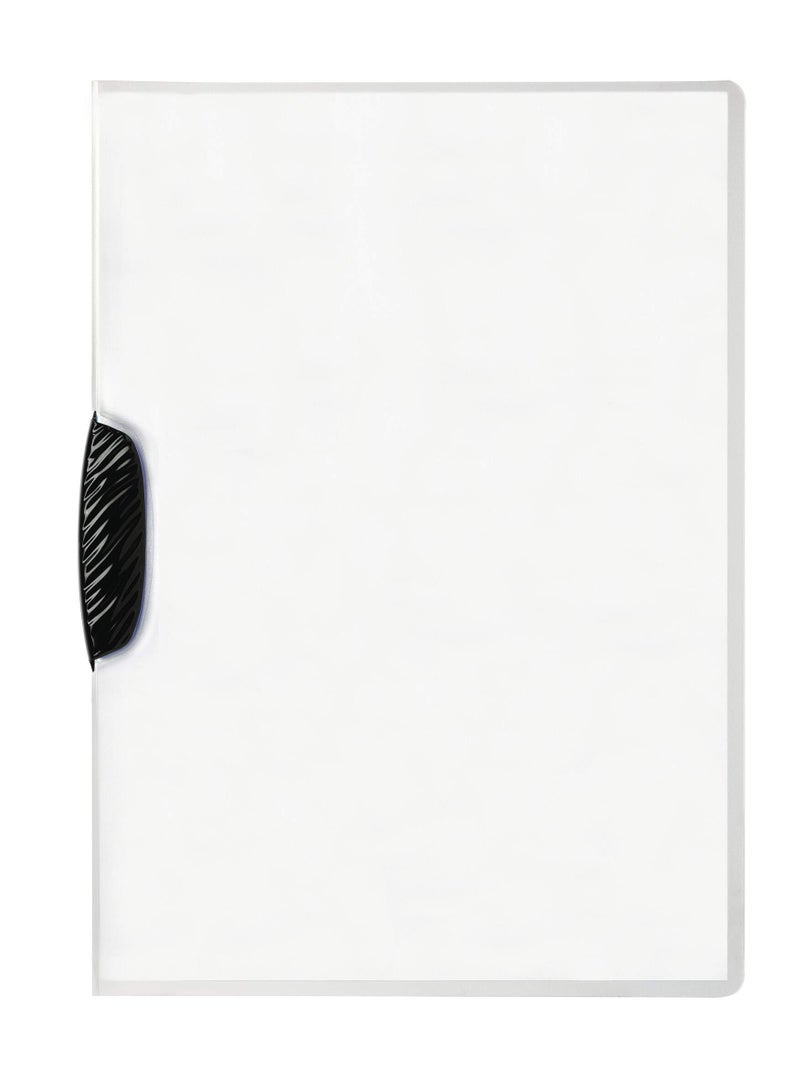 Durable SWINGCLIP® Clip Folder 30 A4 Transparent, Secure 30-Sheet Polypropylene File Folder with Elliptical Swivel Clip for Easy Handling | A4 Document Protection, No Punching Needed - Image 3