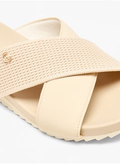 Le Confort Cross Strap Slip-On Flat Sandals  - Image 5