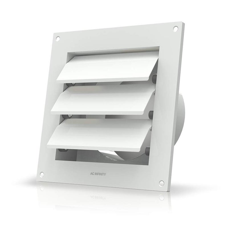 AC Infinity ستارة دكت مثبتة على الحائط من AC Infinity، 6 بوصة، غطاء تهوية خارجي للمنزل، خيمة زراعة، أنظمة HVAC - Image 1