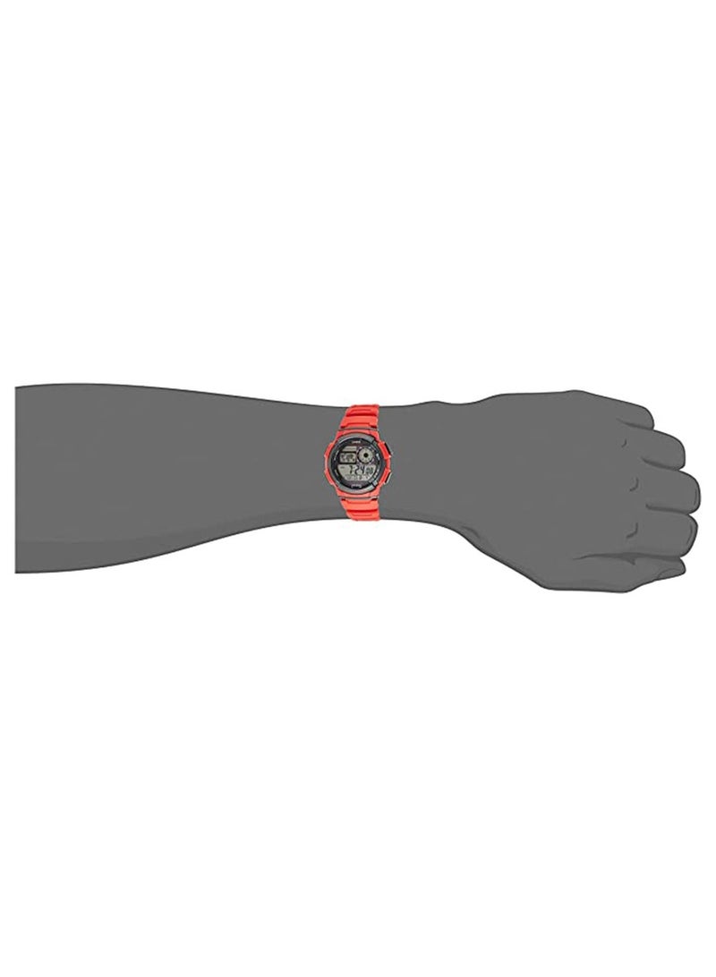 CASIO Men's Digital Watch AE-1000W-4AVDF Red - Image 4