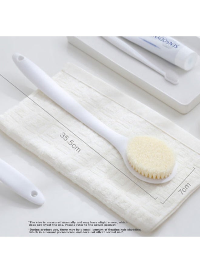 Houya Bath Brush, Long Handle Soft Bristle Shower Brush, Back Scrubber For Exfoliation, Uni Back Brush - Image 2