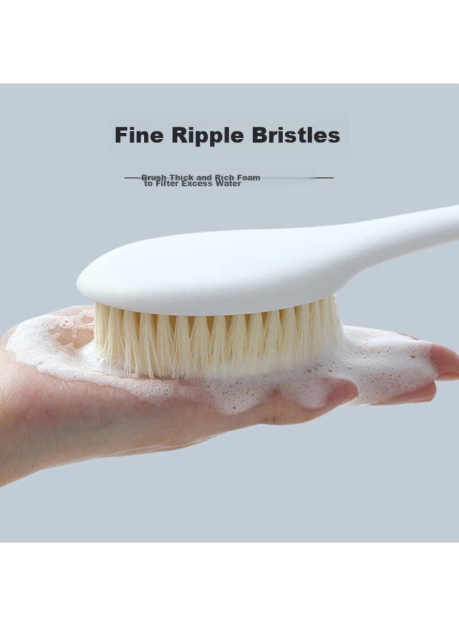Houya Bath Brush, Long Handle Soft Bristle Shower Brush, Back Scrubber For Exfoliation, Uni Back Brush - Image 1