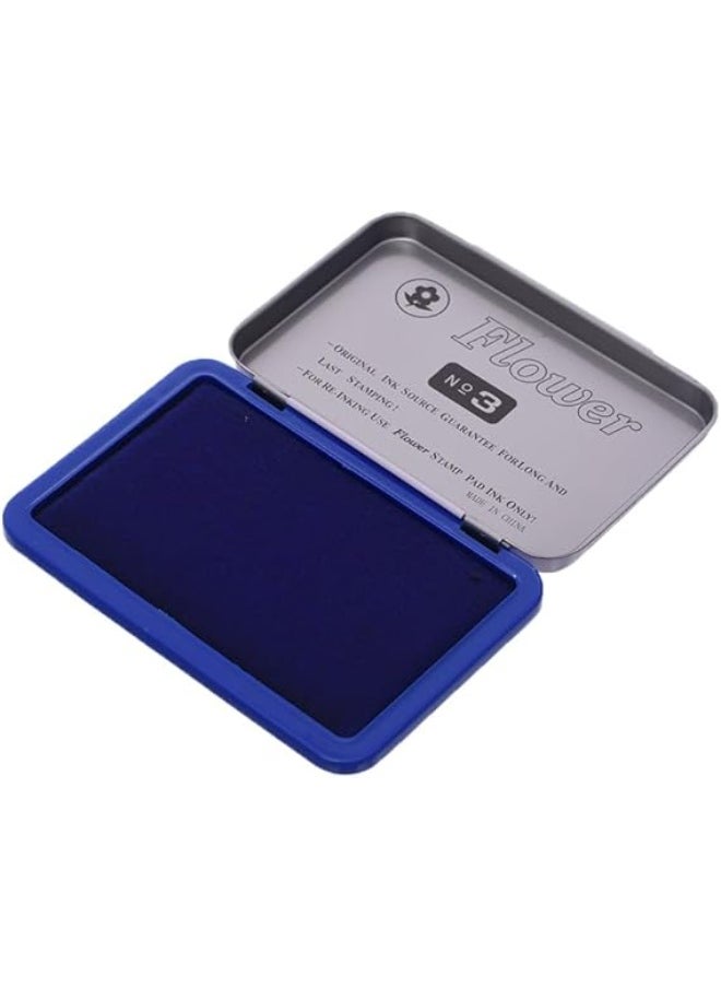 FLOWER Flower Stamp Pad set of 4 pieces / 02 red + 02 blue  - Image 2