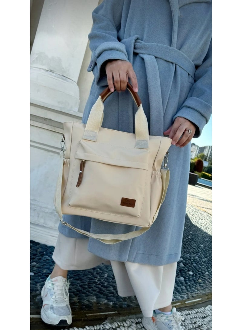 TOTE Bag waterproof , Women's Fashion Casual Versatile Multi-Pocket Rectangular Purse Suitable For Daily Use, Shopping, Commute, Shoulder Bag With Zipper Closure, Lightweight & Foldable Cloth Bag - Image 5