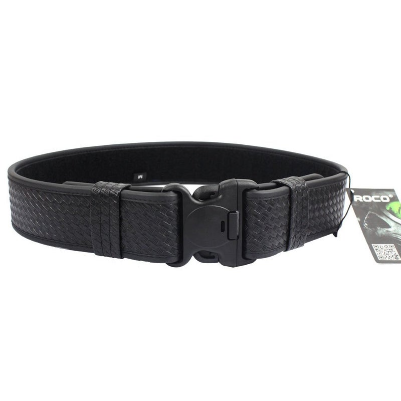 ROCOTACTICAL Basketweave Police Duty Belt, Web Duty Belt with Loop Liner - Image 1