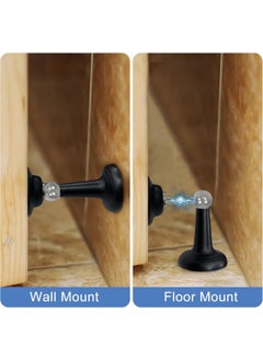 TERXA TERXA Suction Door Blocker Anti Collision Door Stopper No Drill Installation Ground Suction Door Handle Magnetic Door Stopper Use for HomeBedroomBathroomOffice Pack of 1Multicolor  - Image 5