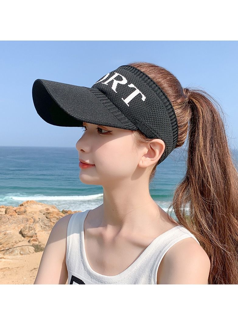 Ladies Sports Baseball Cap Black 