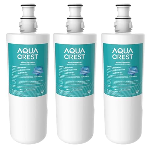 AquaCrest AQUA CREST 3US-AF01 Under Sink Water Filter, Replacement for Standard Filtrete® 3US-AF01, 3US-AS01, Aqua-Pure AP Easy C-CS-FF, WHCF-SRC, WHCF-SUFC, WHCF-SUF, NSF/ANSI 42 Certified, Pack of 3 - Image 1