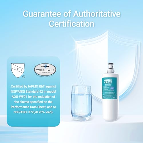 AquaCrest AQUA CREST 3US-AF01 Under Sink Water Filter, Replacement for Standard Filtrete® 3US-AF01, 3US-AS01, Aqua-Pure AP Easy C-CS-FF, WHCF-SRC, WHCF-SUFC, WHCF-SUF, NSF/ANSI 42 Certified, Pack of 3 - Image 3