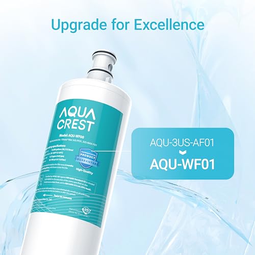 AquaCrest AQUA CREST 3US-AF01 Under Sink Water Filter, Replacement for Standard Filtrete® 3US-AF01, 3US-AS01, Aqua-Pure AP Easy C-CS-FF, WHCF-SRC, WHCF-SUFC, WHCF-SUF, NSF/ANSI 42 Certified, Pack of 3 - Image 2