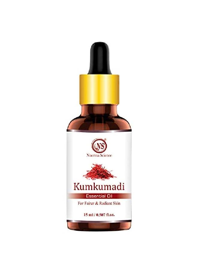 Nuerma Science - Kumkumadi Essential Oil Skin Lightening Dark Circle Removal Clear Spot Less Skin Dark To Lighten Dark Patches Glowing Skin 15 Ml - Image 1