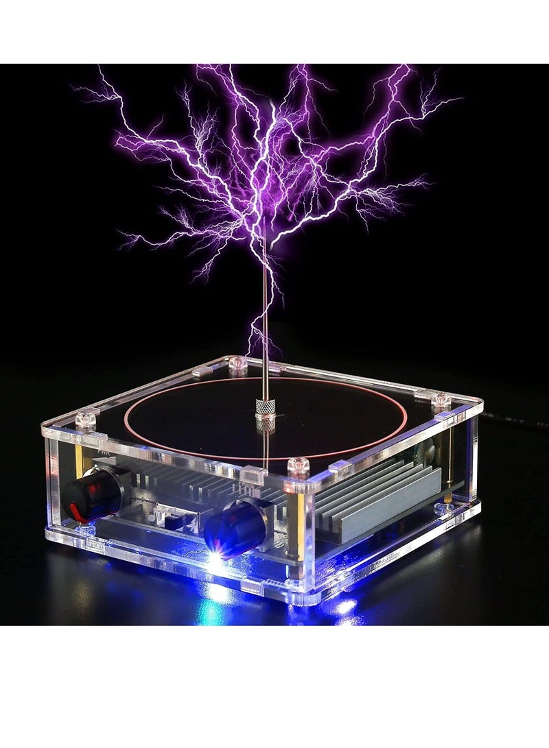 SYOSI Musical Coil for Tesla, Bluetooth Music Coil, Touchable Artificial Lightning Spark Gap Arc Generator, Wireless Transmission Experiment Model, Science Teaching Experiment Tool Desktop Toy - Image 1
