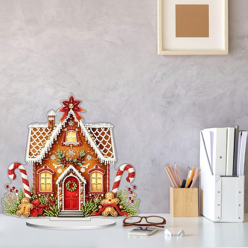 VODAPYC Christmas Gingerbread House Diamond Art Kit - Image 5