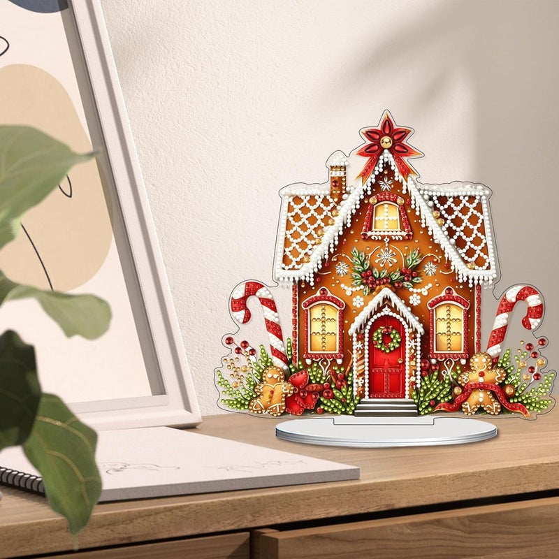 VODAPYC Christmas Gingerbread House Diamond Art Kit - Image 3