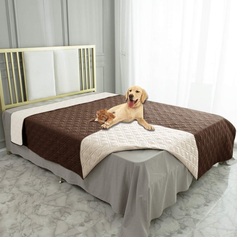 Waterproof Dog Bed Cover Pet Blanket for Furniture Bed Couch Sofa Reversible - Image 5