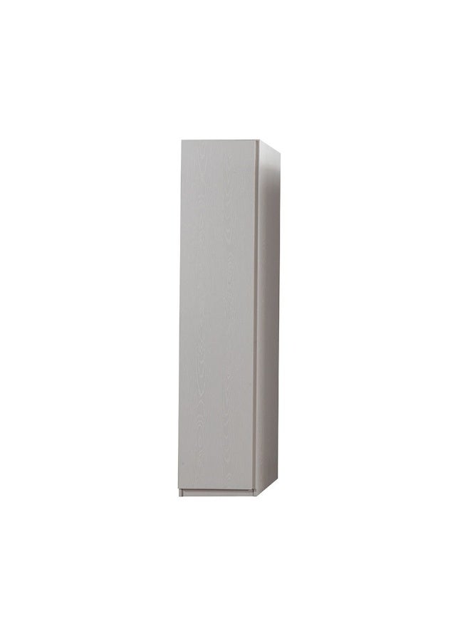 Infinity Infinity 1 Door Wardrobe With Hanger | Modular Wardrobe | Modern Design Storage For Bedroom L50xW59xH230cm - L.Taupe - Image 2