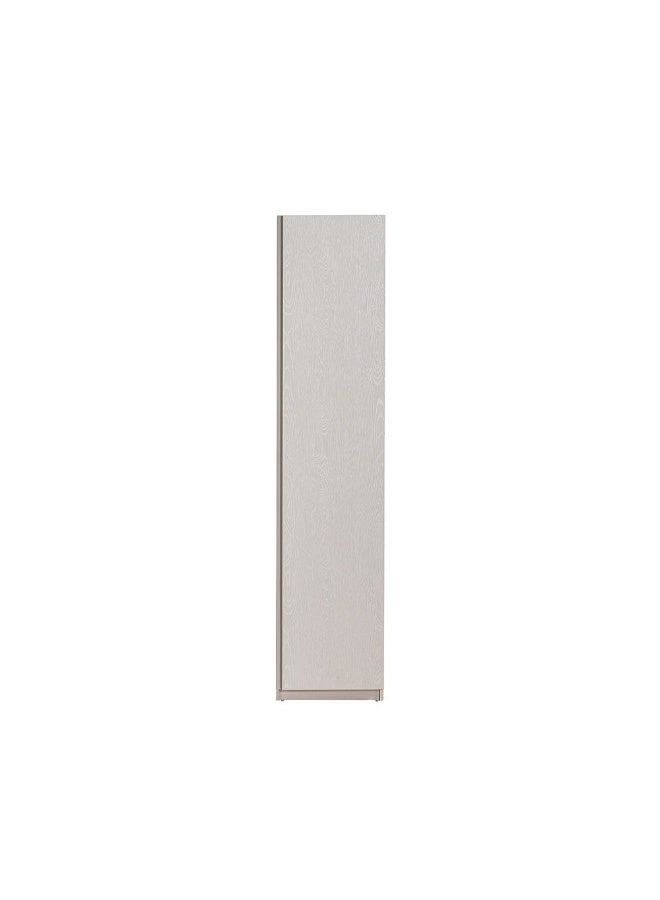 Infinity Infinity 1 Door Wardrobe With Hanger | Modular Wardrobe | Modern Design Storage For Bedroom L50xW59xH230cm - L.Taupe - Image 1