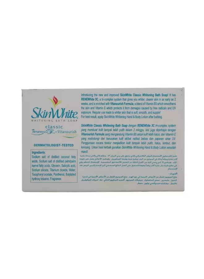 Skin White Classic Whitening Bath Soap With Renewhite 3C And Vita nourish Formula- 135gms - Image 2