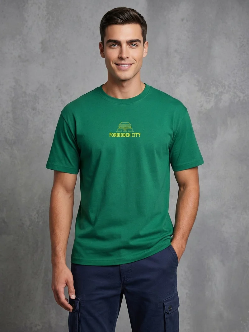 NOBERO NOBERO Men's Premium Oversized Printed T-Shirt