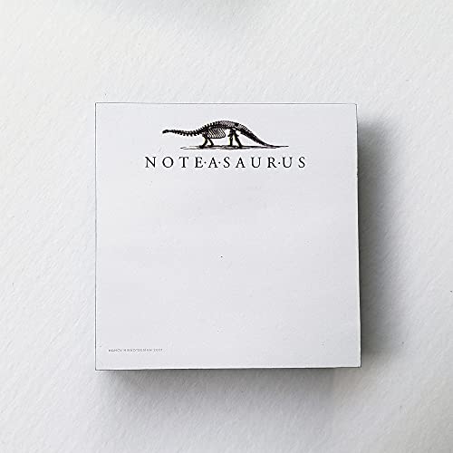 Nancy Nikko Dinosaur (Bones) Note-A-Saurus Sticky Note Cube - 3 3/8" x 3 3/8" x 1" (86mm x 86mm x 25mm) - Image 2