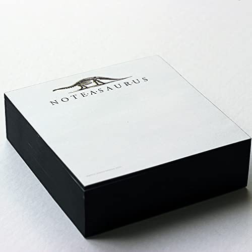 Nancy Nikko Dinosaur (Bones) Note-A-Saurus Sticky Note Cube - 3 3/8" x 3 3/8" x 1" (86mm x 86mm x 25mm) - Image 1