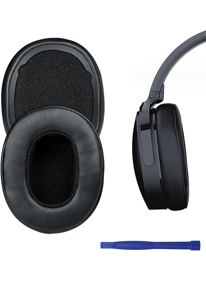 erorex 3 In 1 Replacement Ear Pads For Skullcandy Crusher Wireless Crusher Evo Crusher Anc Hesh 3 Hesh Evo Hesh Anc Headphones Ear Cushions Headset Earpads Ear Cups Repair Parts Black - Image 1