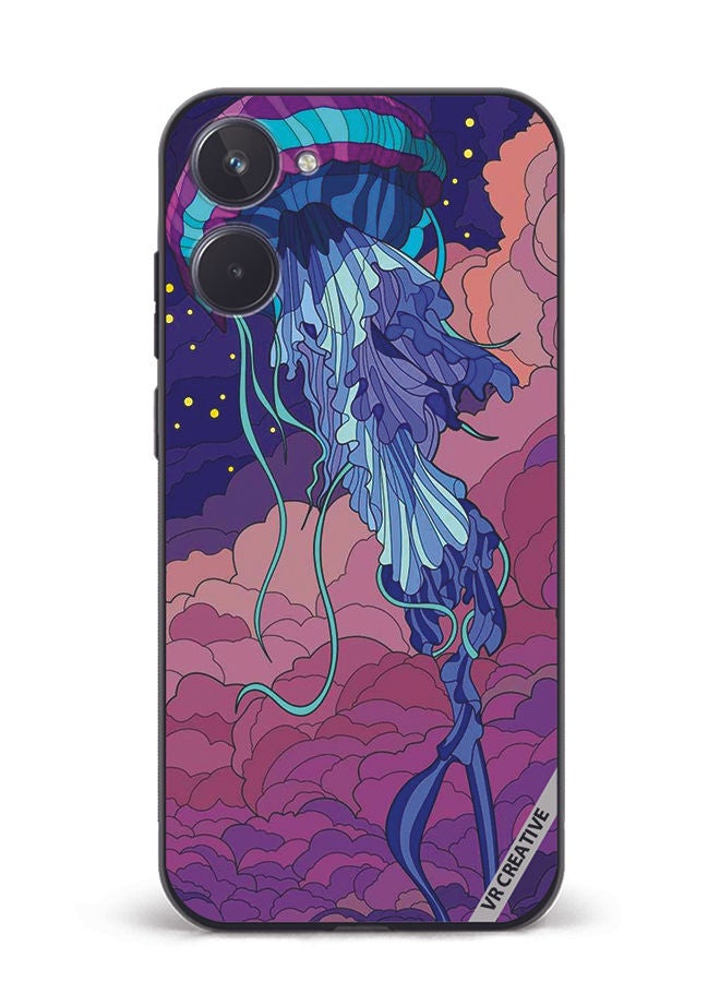 VR CREATIVE Protective Case Cover For Realme 10 Starfish Design Multicolour - Image 1