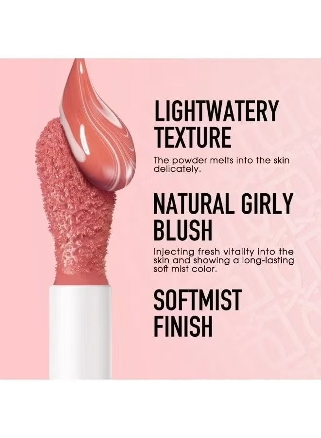 O.TWO.O Natrual Color Lasting Liquid Blush 03coral peach - Image 3