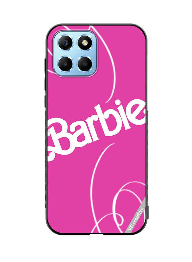 VR CREATIVE Protective Case Cover For Honor X8 5G Barbie Lines Design Multicolour - Image 1